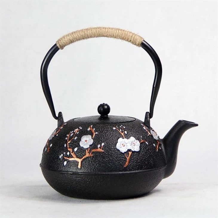 Portable Custom Cast Iron Tea Kettle